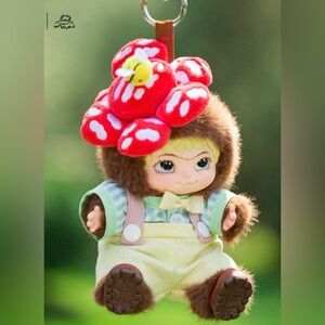 WAKUKU Flower Gentleman Vinyl Plush Doll Pendant